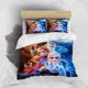 thumbnail image 3 of Disney Cartoon Frozen Elsa Print Three Piece Bedding Set Cover Set With Pillowcase Children or Adults King Queen Full Twin Size, 3 of 5