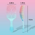 thumbnail image 6 of Candy Brush Detangling Hair Brush for Wet or Dry Hair, Vented Design and Ultra Soft-Nylon Detangler Hair Brush for All Hair Types, Colorful Wet Hair Brush for Women and Girl, Idea Gift, 6 of 8