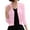 Pink, variant on Lisingtool Clearance Womens Summer Tops Cardigan Sweaters for Women Women's Solid Color Cardigan Hollow Out Knit Sweater Short Coat S-XL Clearance sale