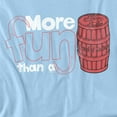 thumbnail image 2 of Barrel of Monkeys T-Shirt More Fun Unisex Graphic Tee For Men & Women, 2 of 7