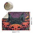 thumbnail image 4 of Qxltty Bat Pumpkin Leather Drying Mat for Kitchen Countertops Coffee Mats Hide Stain Quickly Absorbs Water Tableware Decor, 4 of 6