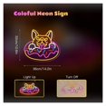 thumbnail image 3 of Letrero De Neón Con Forma De Donut De Perro Luz LED Regulable Para Tiendas Amantes De Los Perros Dormitorios Infantiles Cafeterías Decoración 36cmx32cm, 3 of 6