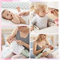 thumbnail image 3 of KABOER 20 Pcs Muslin Baby Washcloths, Cotton 6-Layer Wash Cloths for Sensitive Skin, 12"x12" Large, Ultra Soft and Absorbent Infant Essentials for Newborn and Toddlers, White with Pink Trim, 3 of 7