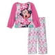 Disney Pyjama Minnie Mouse Manches Longues et Pantalons Ensemble de Vêtements de Nuit – image 1 sur 3
