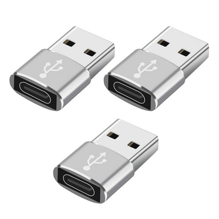 WEAVILUX Aluminum Type-C to USB Adapter for Phone Use, Fast Charging and Data Transfer