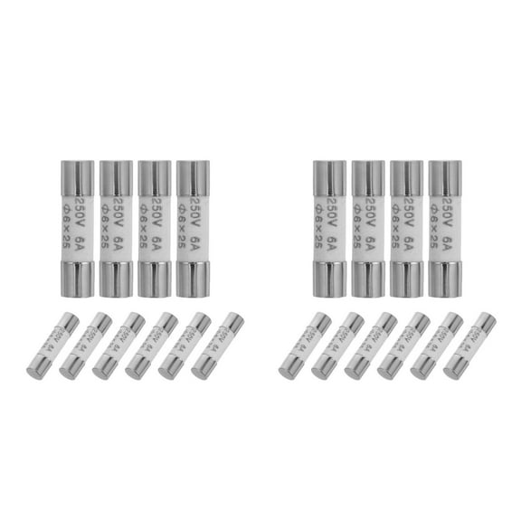 FRCOLOR 40 pcs Ceramic Fuse Parts Ceramic Multimeter Fuse Tube Digital Multimeter Fuse Multimeter Fuse Replace Parts Multimeter Accessory