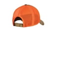 thumbnail image 2 of Port Authority Structured Camouflage Mesh Back Cap-One Size (Realtree Xtra/ Neon Orange), 2 of 2