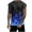 Blue, variant on Mens 3D Print Tank Top Summer Casual Novelty Polyester Gym Workout Bodybuilding Tank Tops