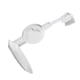 thumbnail image 1 of Wall Mounted Shower Wand Holder Designed for Homeowners Featuring Soap Holding Capacity in White Abs 1Set, 1 of 2