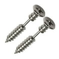 thumbnail image 2 of SmartBy 1 Pair Punk Gothic Fashion Unisex Stainless Steel Screw Stud Earrings Jewelry, 2 of 7
