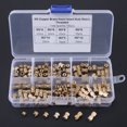 thumbnail image 1 of Brass Threaded Insert, Never Rust With Plastic Box, Corrosion Resistance Insert Nut, For Machinery Industry. House For Home Machines, 1 of 8