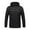 Black, variant on Lolmot Heated Hooded Jacket for Men/Women Heated Coat Heating Warm Jackets Waterproof Windproof USB Charging Electric Body Warmer Washable Jacket