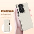 thumbnail image 4 of Case Wallet for Samsung Galaxy S21 Ultra, [Wristlet & Crossbody Strap] RFID Blocking 5 Card Slots Stand [Shockproof TPU Shell] PU Leather Magnetic Flip Cover Compatible with S21 Ultra, White, 4 of 9
