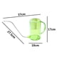 thumbnail image 2 of Mini Regadera Regadera De Acero De Boca Larga Con Aspersor De Flores Transparente De 1000 Ml (Verde), 2 of 3