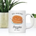 thumbnail image 2 of Koyal Wholesale Funny Food Pun 11oz. Ceramic Coffee Tea Mug, Pancake, 2 of 5