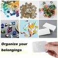 thumbnail image 2 of Destyer 6pcs/set Lightweight And Portable Plastic Beads Storage Case Multiple Uses Convenient Transparent, 2 of 6