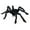 B, variant on Halloween Spider Decoration, Stretchy Cobweb Cotton Fake Giant Spider Prop, Realistic Horror Scene Layout for Bar Indoor Party Haunted House Display