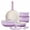 Purple 11PCS, variant on Gipp 11pcs Ceramic Cookware Sets, Pots and Pans Set Non Stick with Removable Handle, Oven & Dishwasher Safe,Induction Cookware, Kitchen Cooking Set for RV Trips and Camping,Blue