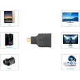 thumbnail image 2 of Gold-Plated HDMI Female to Micro HDMI Male Adapter Converter for Smartphone, Camera, Laptops, Tablets and Camcorders, 2 of 2