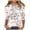 Grey, variant on Paguaki Womens Floral Print 3/4 Sleeve Tunic Top Crewneck Blouse Soft Breathable Lightweight Casual Everyday T Shirts