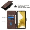 thumbnail image 7 of Tarise Phone Case for Samsung Galaxy S22+ 5G, Premium PU Leather Card Holder Wrist Strap Magnetic Closure Flip Stand Function TPU Interior Book Cover for Samsung S22 Plus 5G Wallet Case, Brown, 7 of 7