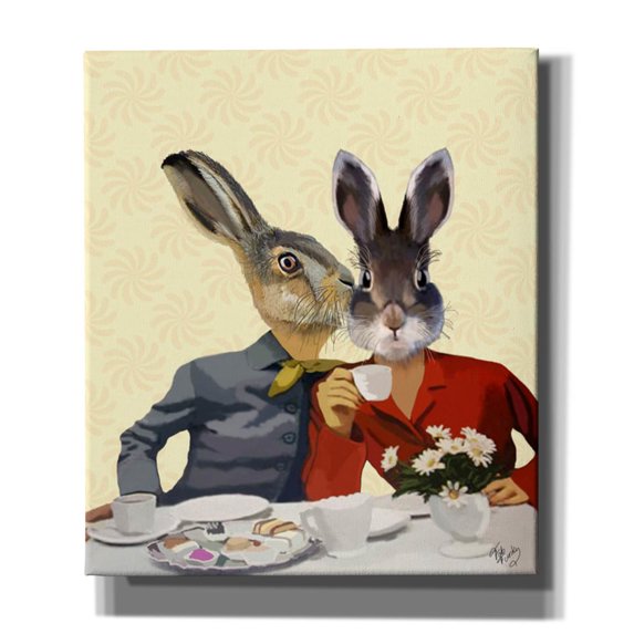 Epic Graffiti 'Ladies Gossiping' by Fab Funky, Canvas Wall Art, 26"x30"