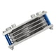 thumbnail image 2 of Juego de radiador de enfriador de aceite de motocicleta de 17 piezas, kit de refrigeración de aceite de motor de 4 filas de aluminio, reemplazo para Monkey 125cc-140cc azul, 2 of 5