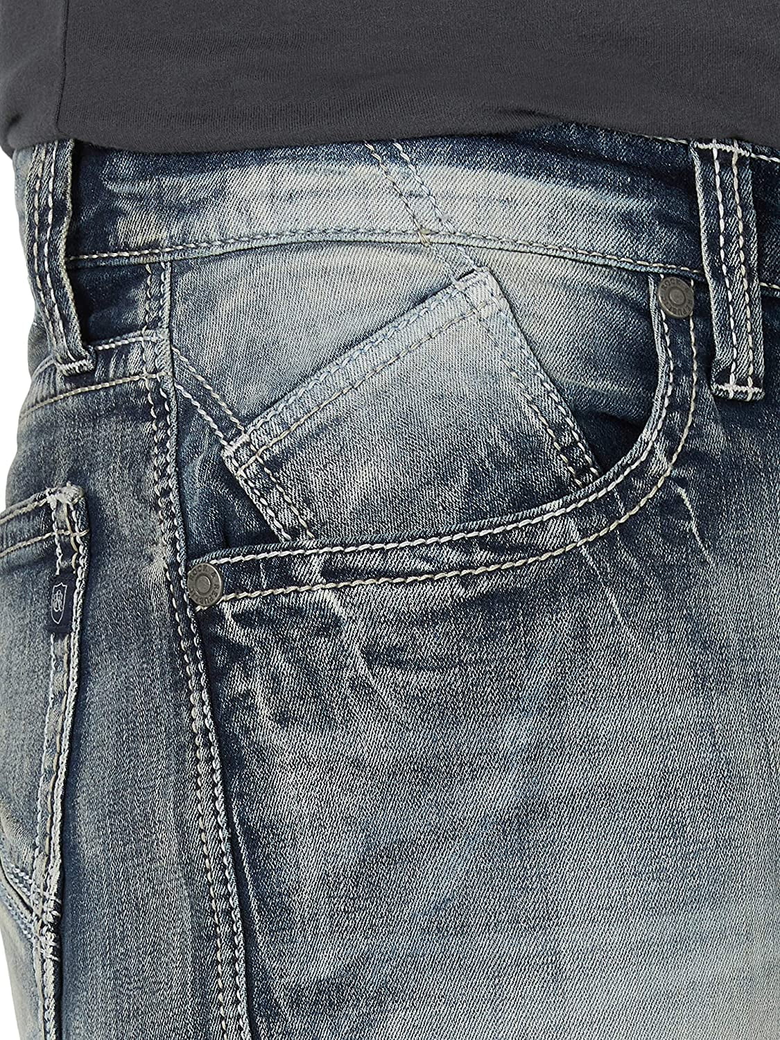 Rock & Republic Men's Relaxed Straight Leg Jean with Ultra Comfort Denim