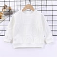 Hoodies for Girls Crewneck Long Sleeve Letter Embroidery Tops Pullover