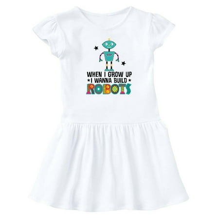 

Inktastic Future Robot Builder Robotics Engineer Gift Baby Girl Dress