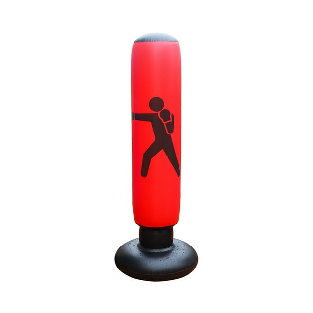 ERK 1Pcs Inflatable Punching For Adults And Kids With Stand Base Heavy Duty Training For Fitness Boxing MMA