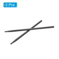 thumbnail image 3 of Uxcell Palillos de tambor de fibra de carbono, palillo antideslizante 5A negro para bateristas adultos, instrumento musical de percusión, 3 of 7
