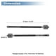 thumbnail image 5 of Kit de extremos de barra de dirección interior delanteros de 2 Pcs para Chrysler Town & Country, 5 of 7