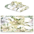 thumbnail image 2 of Fresh Lily Flowers Towels 3 Pack Bath Towels for Bathroom Set Soft Cotton Highly Absorbent Lightweight & Quickdry Towel Set 1 Bath Towel,1 Hand Towel,1 Washclothe Wash cloth, 2 of 6