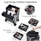 thumbnail image 5 of Estuche de maquillaje Yueieoun Professional Rolling 3 en 1 con ruedas, 5 of 8