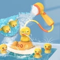 thumbnail image 2 of Juguete para baño bebe, salpicadura de agua, juego patito, bañera para bebe, ducha, juguete para baño pato amarillo bebe, 2 of 5