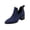 Navy, variant on EKVAHL Women's Slip‑On Chelsea Ankle Boots, Low Heel Dress Booties, Casual Work Boots for Business Daily Blue