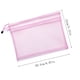 thumbnail image 3 of pstuiky Bolsa de documentos de malla transparente de doble capa, bolsa informativa con cremallera, bolsa para guardar exámenes de estudiantes, estuche para bolígrafos, bolsa informativa, 3 of 4