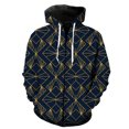 thumbnail image 1 of Abstract Pattern Men's Zipper Hoodie Spring Sweatshirts Long Sleeve Casual Cool Tops Teens 3D Print Fashion Hip Hop Oversized, 1 of 5