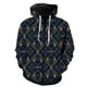 thumbnail image 1 of Sudadera con capucha y cremallera para hombre, diseño abstracto, manga larga, informal, moderna, con estampado 3D, estilo hip hop, talla grande, para adolescentes, 1 of 6
