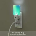 thumbnail image 5 of Fuzoiu blue green colors Print Dusk to Dawn LED Night Light with Light Sensor, Energy-Efficient Touch-Safe Night Lamp for Home, Office, and Kids' Rooms-UK, 5 of 7