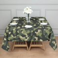 thumbnail image 6 of Camouflage Square Tablecloth 60x60in(152x152cm) – Waterproof Polyester Printed Table Cover, Wrinkle Resistant & Washable for Kitchen Dining Picnic Party Decor, 6 of 6