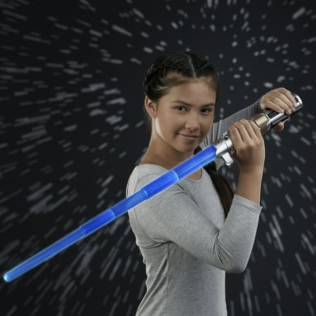 Star Wars Rey Electronic Blue Lightsaber Toy Ages 6 and Up Action Figure Accessory