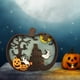 thumbnail image 5 of Calabaza Adorno especial Festival Halloween BLESIY Ornamet de madera de Halloween, 5 of 8