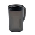 thumbnail image 1 of Pichet en plastique avec couvercle, grande capacité, résistant aux hautes températures, pour eau froide, jus, thé, noir, 1 of 4