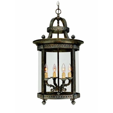 

World Imports 160463 Chatham Collection 4Light Hanging Interior Lantern French Bronze