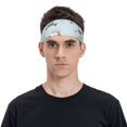 thumbnail image 4 of Uemuo Poodle Playing Skateboard Printed Sports Headbands for Men Women,Moisture Wicking Workout Headband, Sweatband Headbands,Non-slip Workout Gym Yoga Headband, 4 of 9