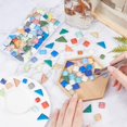 thumbnail image 3 of 150 Pieces/0.55 Pounds Vibrant Glass Mosaic Tiles Assorted Colors and Shapes Colored Glass Pieces Colored Glass Pieces for Home Decoration DIY Crafts Arts Mosaic Projects DIY, 3 of 6