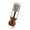 1PCS, variant on Short Handle Salve Brush for Furniture, Salve Brushes for Furniture, Leather & Wood Care Cleaning Brush with Comfortable Handle Soft Bristles Wax Brushing Tool for Home Car Interiors (Brown)