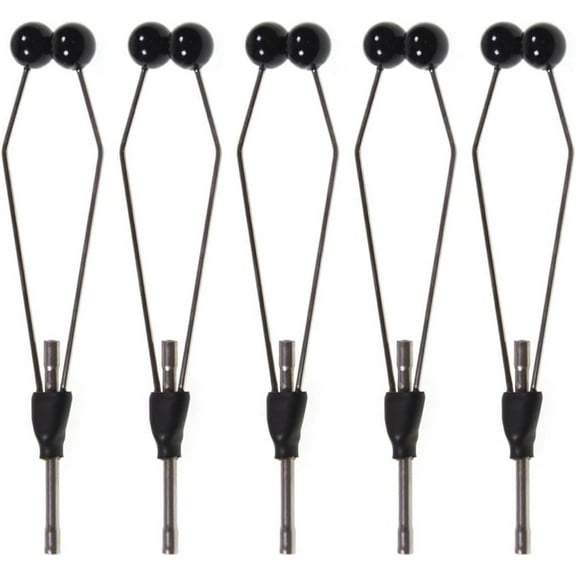 5 Pcs Fly-Tying-Bobbin-Holder,4.3inch BI-Ceramic Tip Bobbin Holder Smooth Rolling Threader Fly Tying Fishing Spool Tool,Fly Tying Tools Set